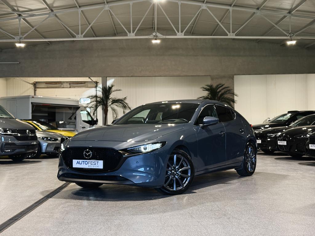 Mazda 3 e-Skyactiv 2.0i Exclusive Line - Garantie, Auto's, Mazda, Bedrijf, Te koop, 360° camera, Achteruitrijcamera, Adaptieve lichten