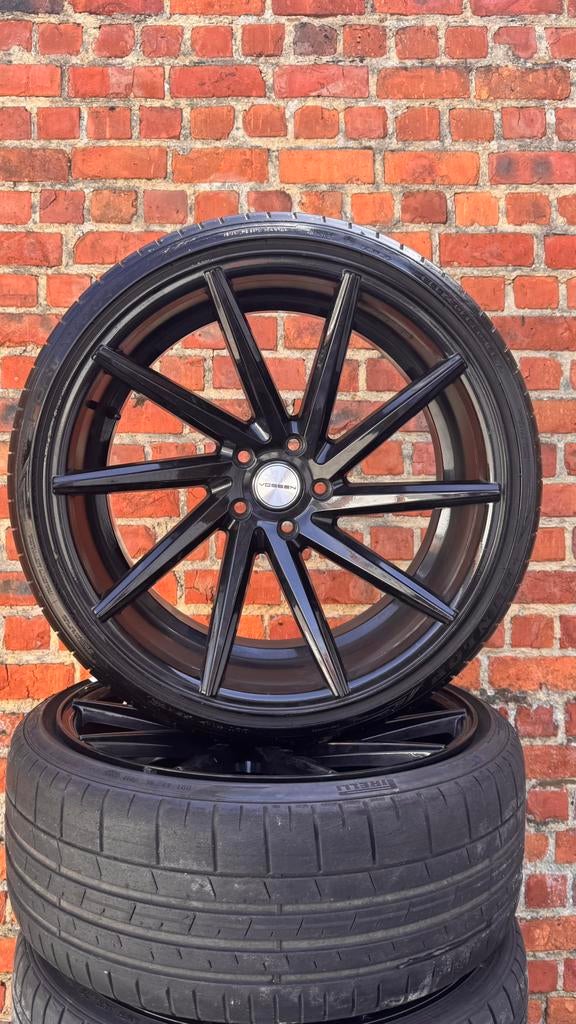 VOSSEN 20’ AVEC PNEUS, Autos : Pièces & Accessoires, Pneus & Jantes, Pneus et Jantes, 255 mm, Véhicule de tourisme, Pneus été