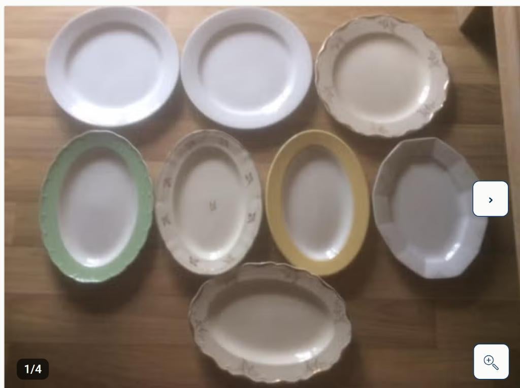 6 Vintage schotels, Ophalen of Verzenden, Zo goed als nieuw, Kop(pen) en/of Schotel(s)