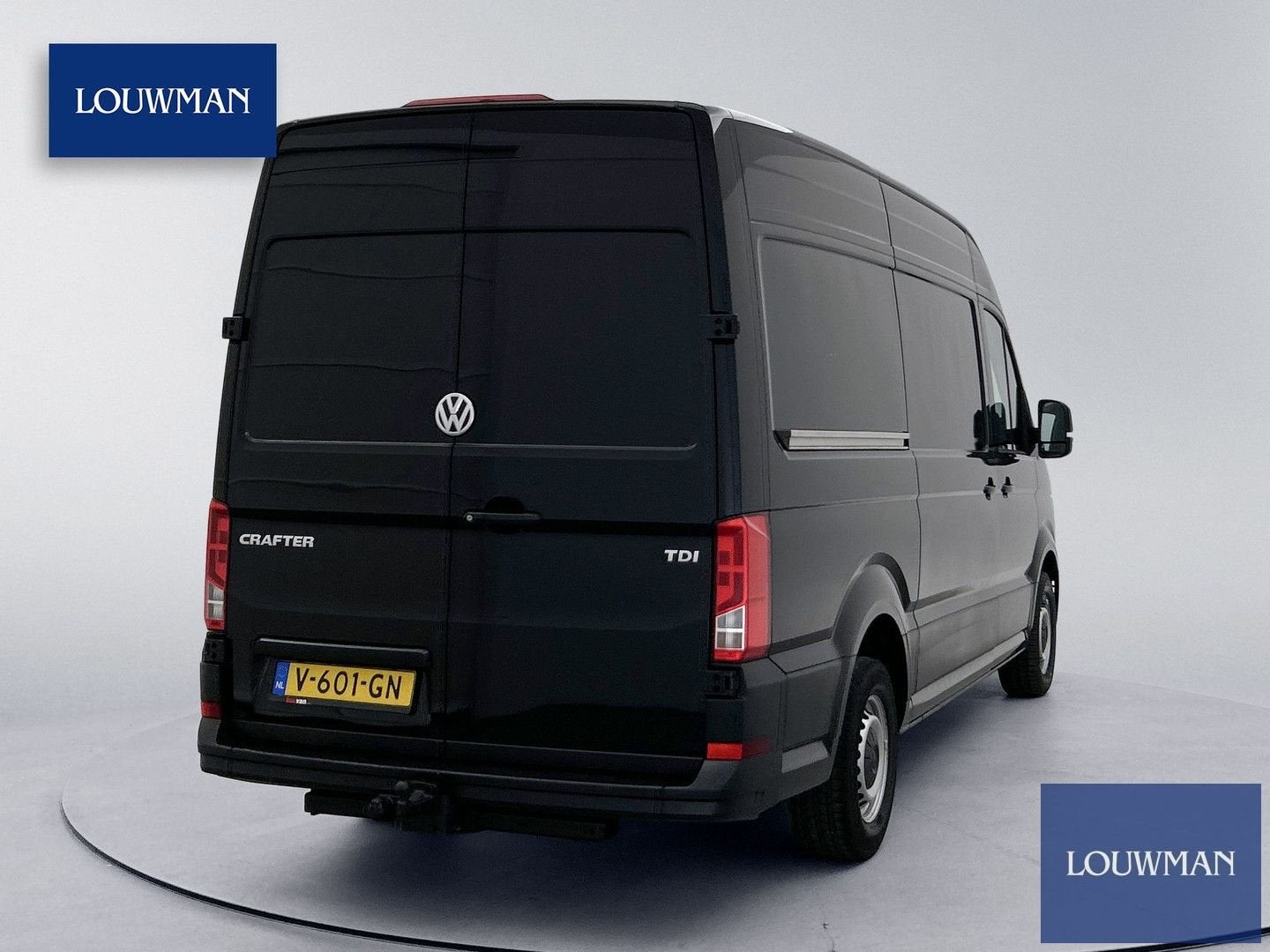 Volkswagen Crafter 35 2.0 TDI L3H3 Comfortline Trekhaak Crui, Zwart, Bedrijf, Parkeersensor, Onderhoudsboekje