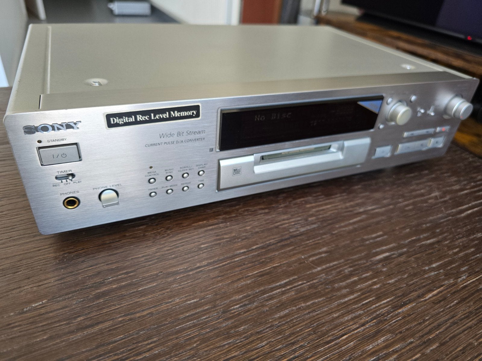 Sony MDS-JB920 QS high-end Minidisc speler, Audio, Tv en Foto, Walkmans, Discmans en Minidiscspelers, Ophalen, Minidisc-speler