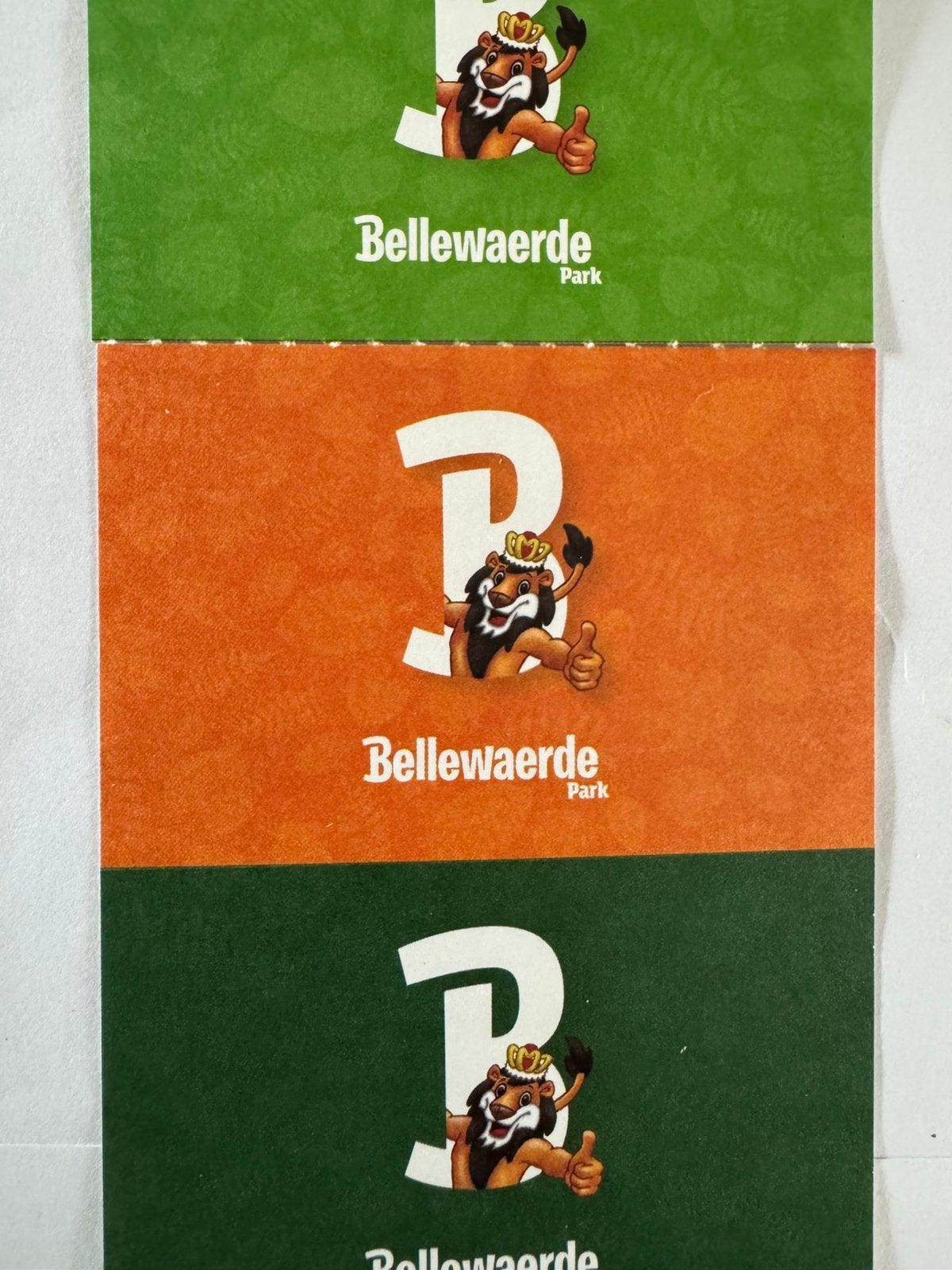 3 tickets Bellewaerde, Tickets & Billets