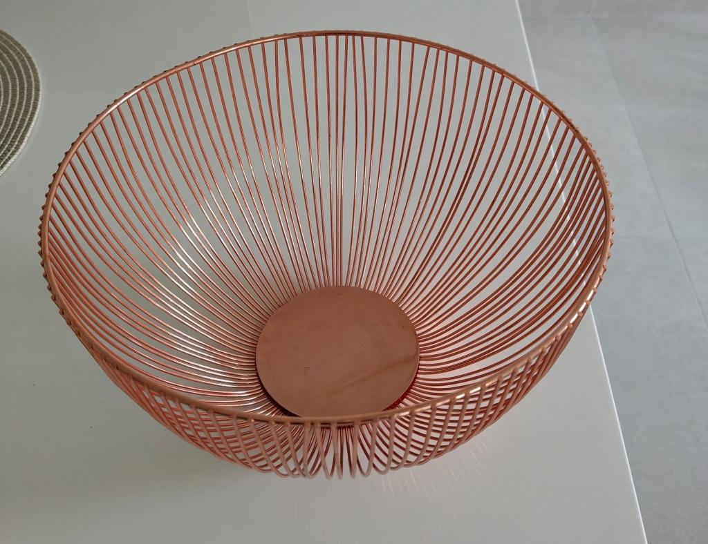 Fruitmand, Huis en Inrichting, Woonaccessoires | Schalen en Manden, Ophalen, Zo goed als nieuw, Rond, Mand