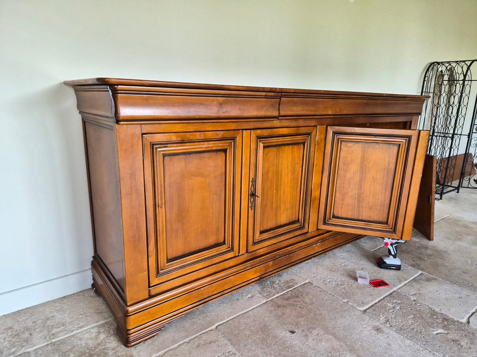 dressoir kersenhout, Ophalen, Gebruikt, Kersenhout