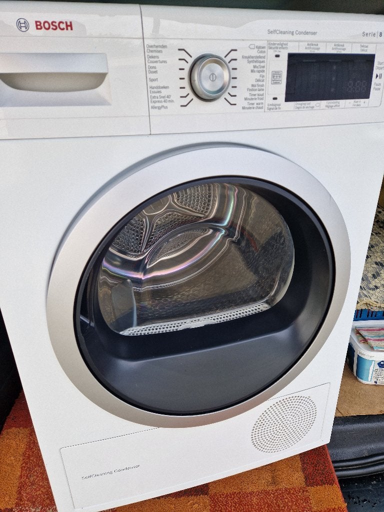 Sèche linge bosch 8kg A ++. Série 8, Enlèvement, Comme neuf, Chargeur frontal