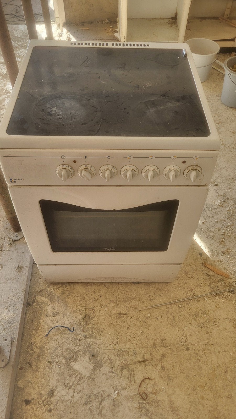 whirlpool kookplaat, Elektronische apparatuur, Ophalen, Gebruikt, Tussenbouw, 4 kookzones