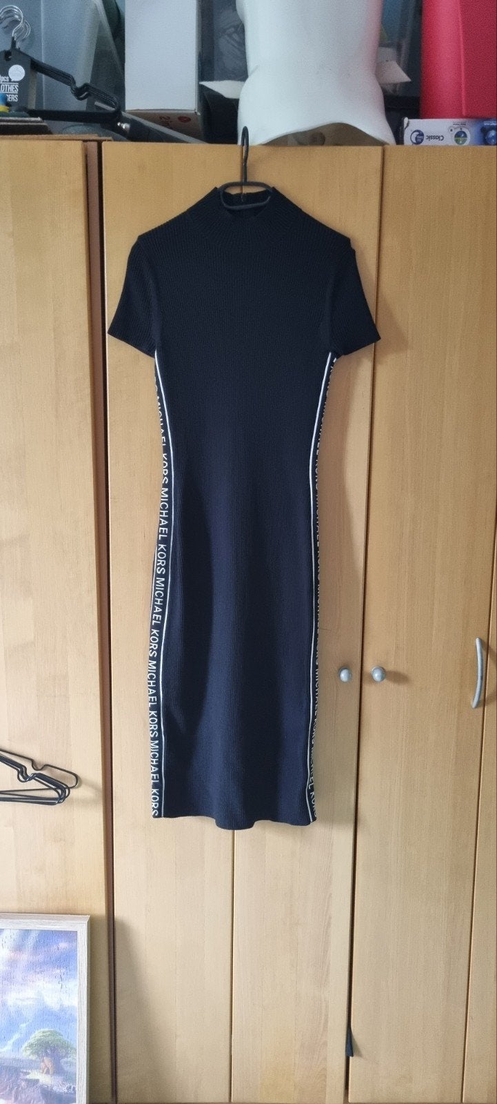 lange zwarte jurk Michael Kors maat M, Ophalen, Maat 38/40 (M)