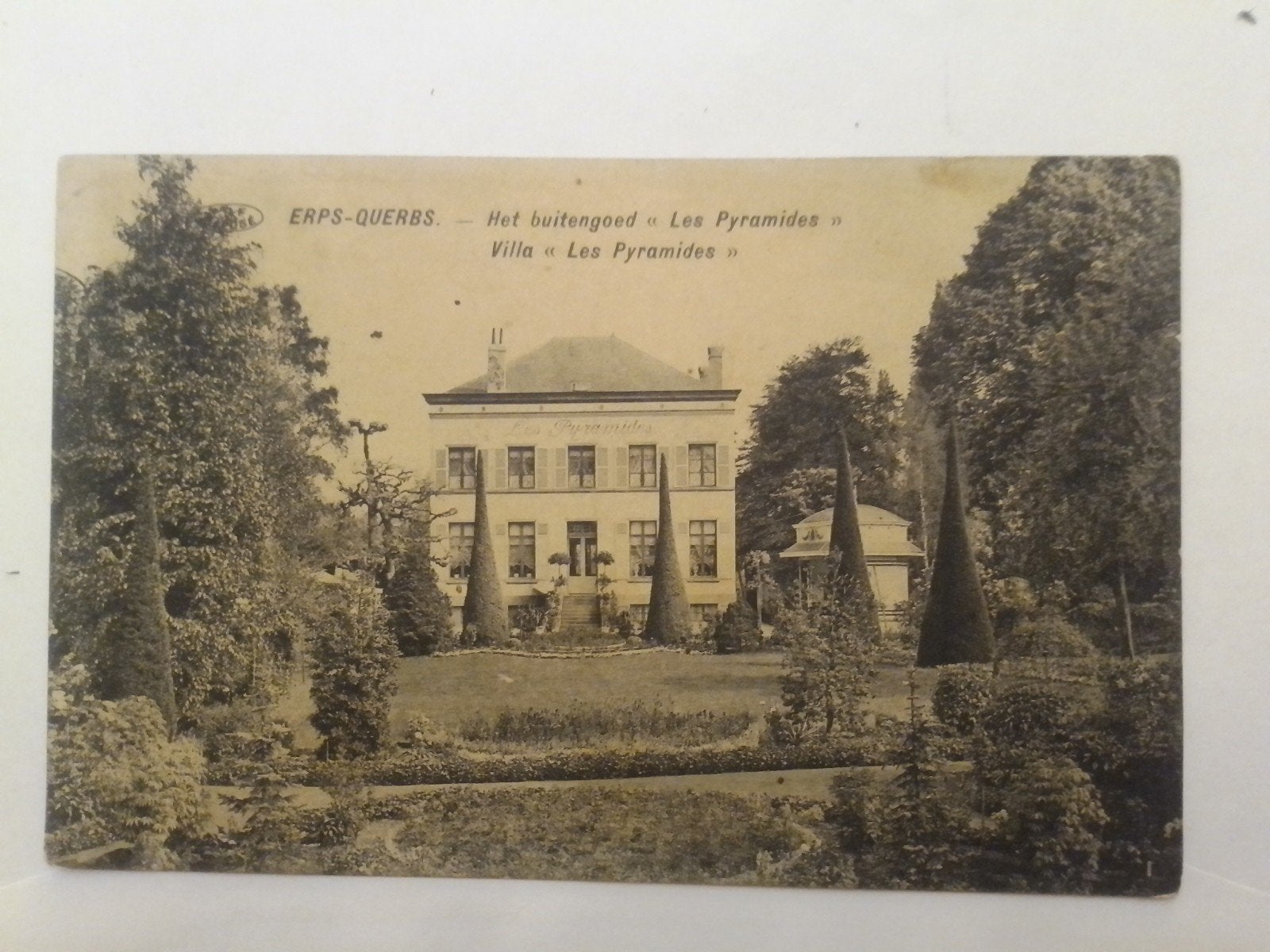 ERPS KWERPS ERPS-QUERBS HET BUITENGOED LES PYRAMIDES, Verzenden, 1920 tot 1940, Gelopen, Vlaams-Brabant