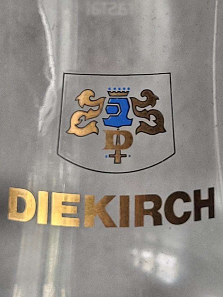 Diekirch - Lot de 2 verres à bière, Enlèvement ou Envoi, Comme neuf