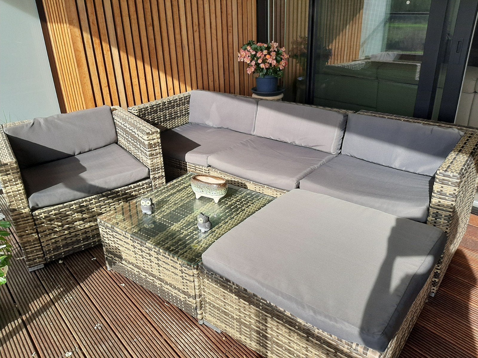 Lounge set grijs, Ophalen, Tuinset