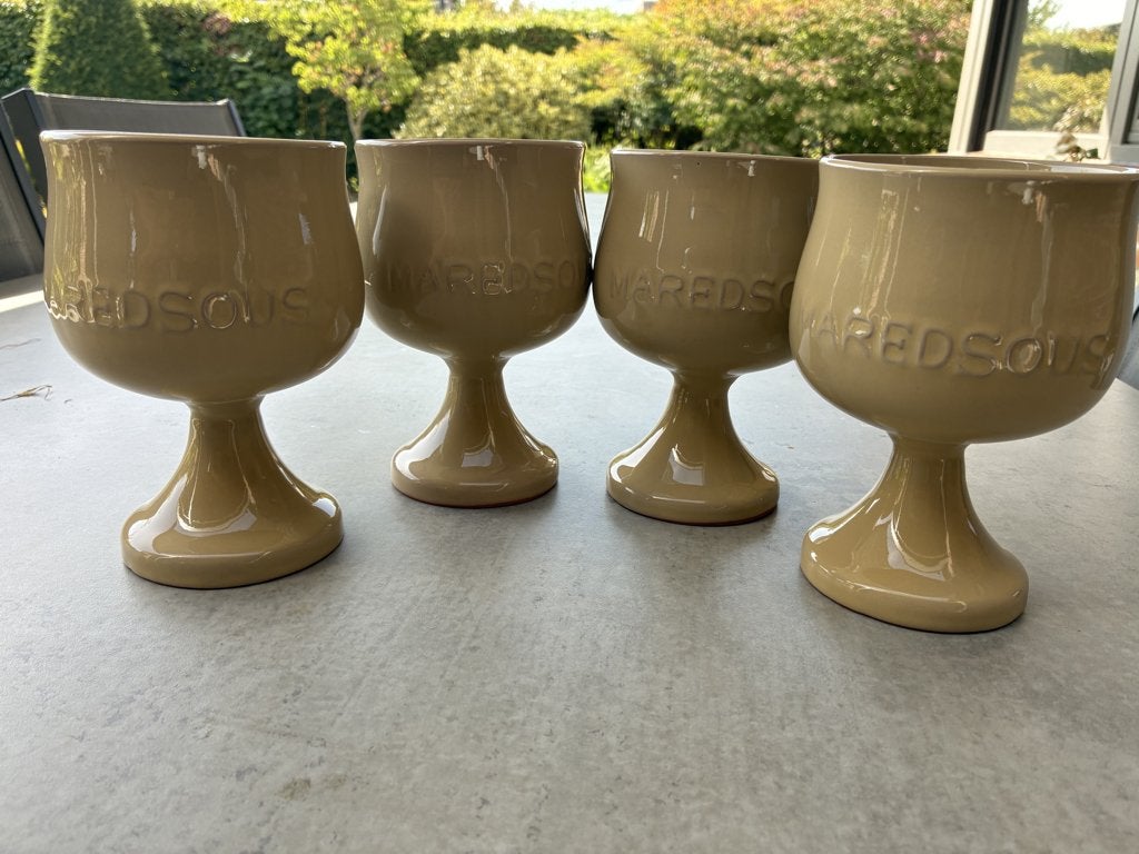 MAREDSOUS - 4 bierbekers, Ophalen, Nieuw, Pul(len), Overige merken
