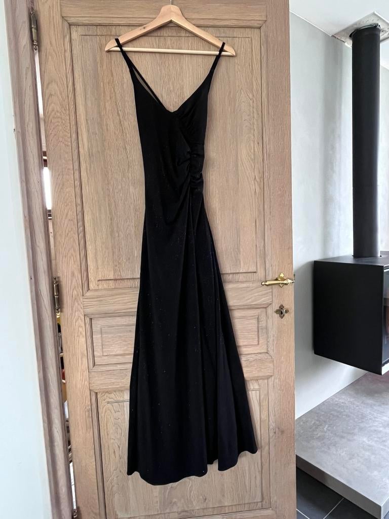 Galakleed zwart maatje 38, Kleding | Dames, Gelegenheidskleding, Galajurk, Zwart, Zo goed als nieuw, Ophalen