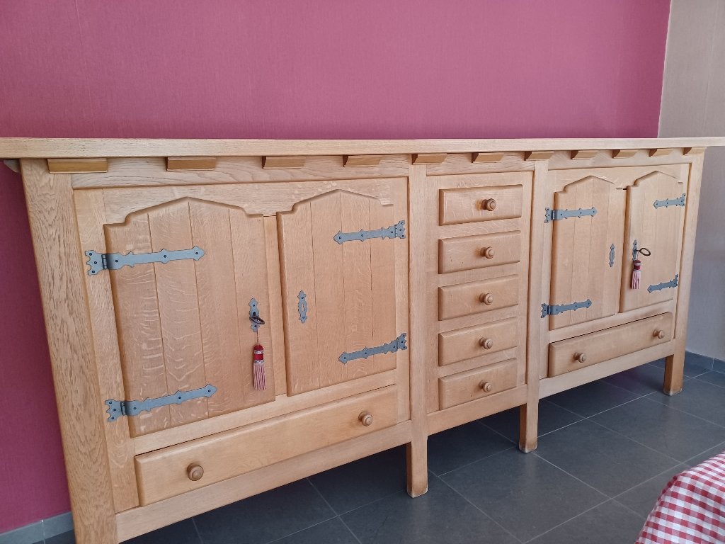 Buffet en chêne massif, Enlèvement, Utilisé, Chêne