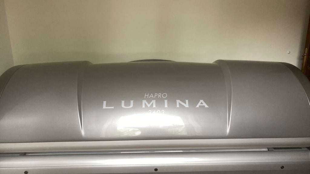 Zonnebank hapro lumina 3603, Enlèvement, Utilisé, Banc solaire double, 15 lampes ou plus