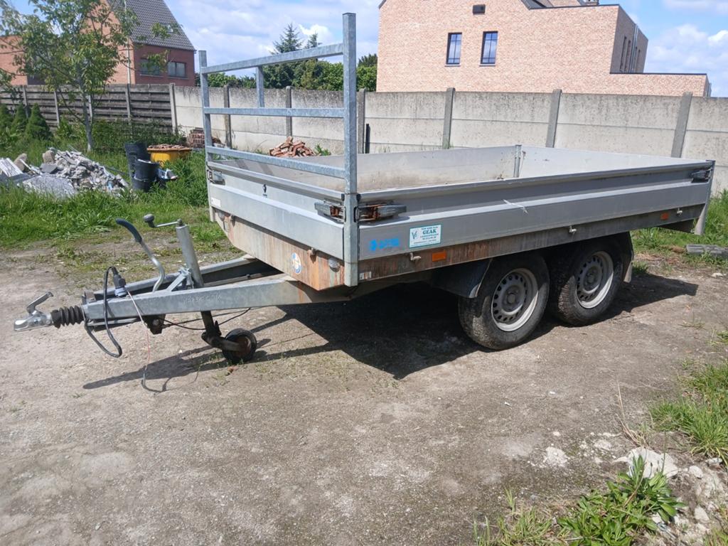 Hapert Azure H2 plateau, Enlèvement