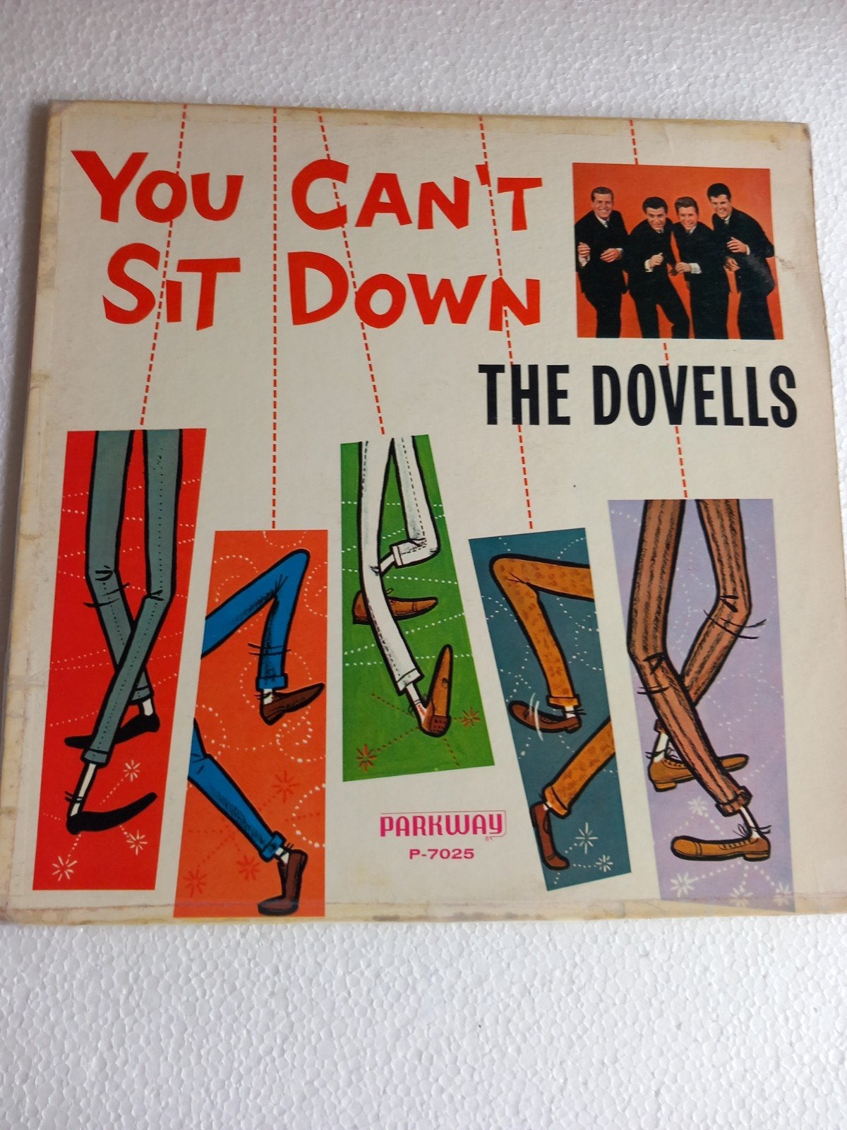 THE DOVELLS. 36-22-36. extra  POPCORN ROCK JIVE 1963 USA LP, LP