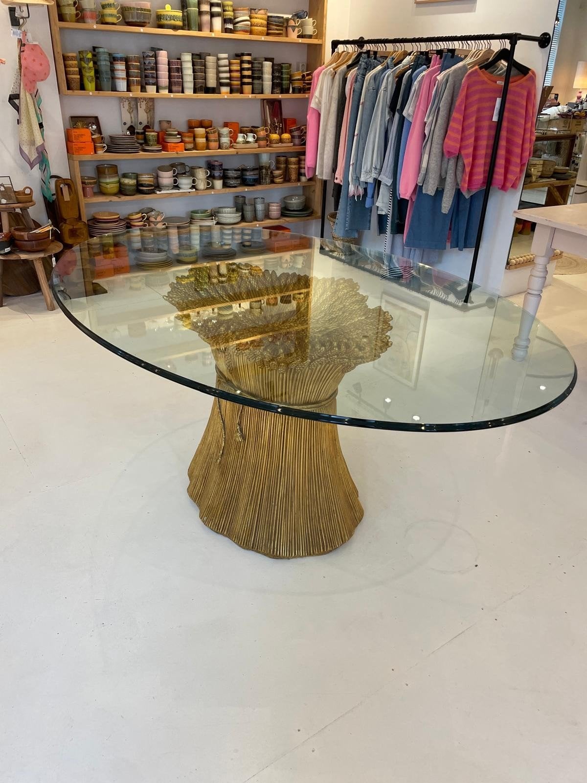 zeer mooie vintage eetkamer tafel, Ophalen