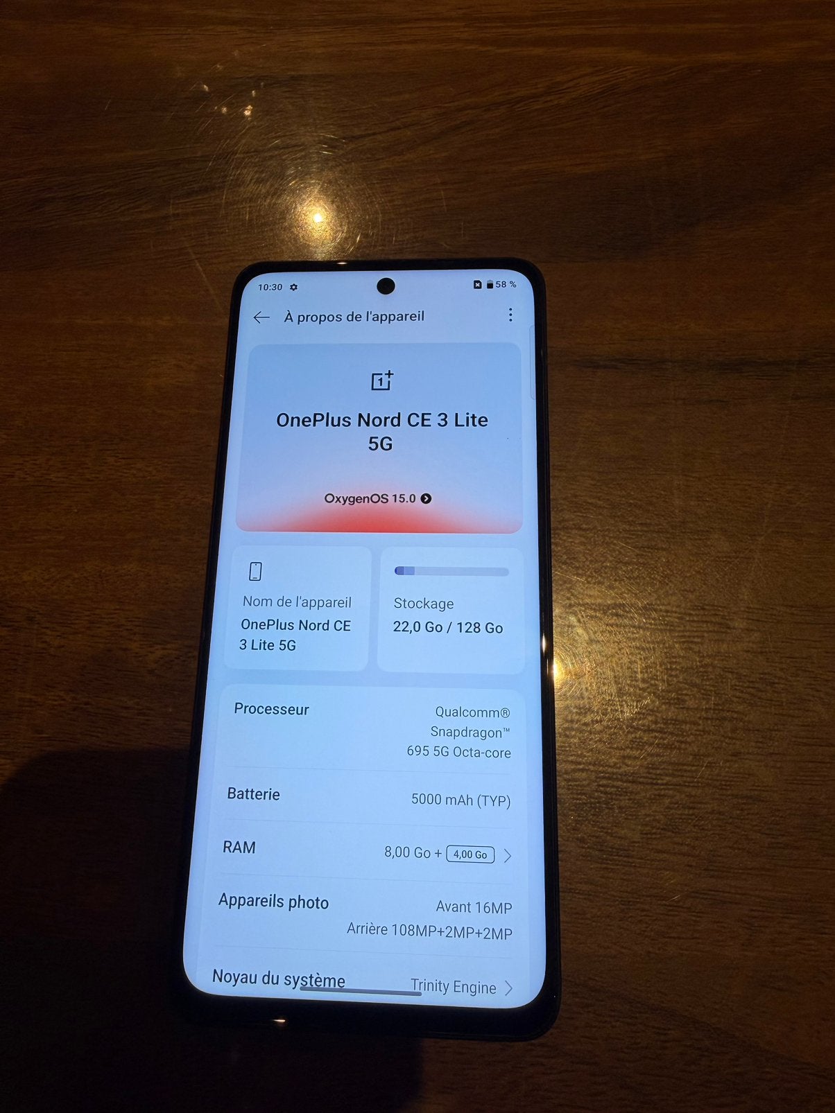 OnePlus Nord CE 3 Lite 5G, Enlèvement ou Envoi, Comme neuf