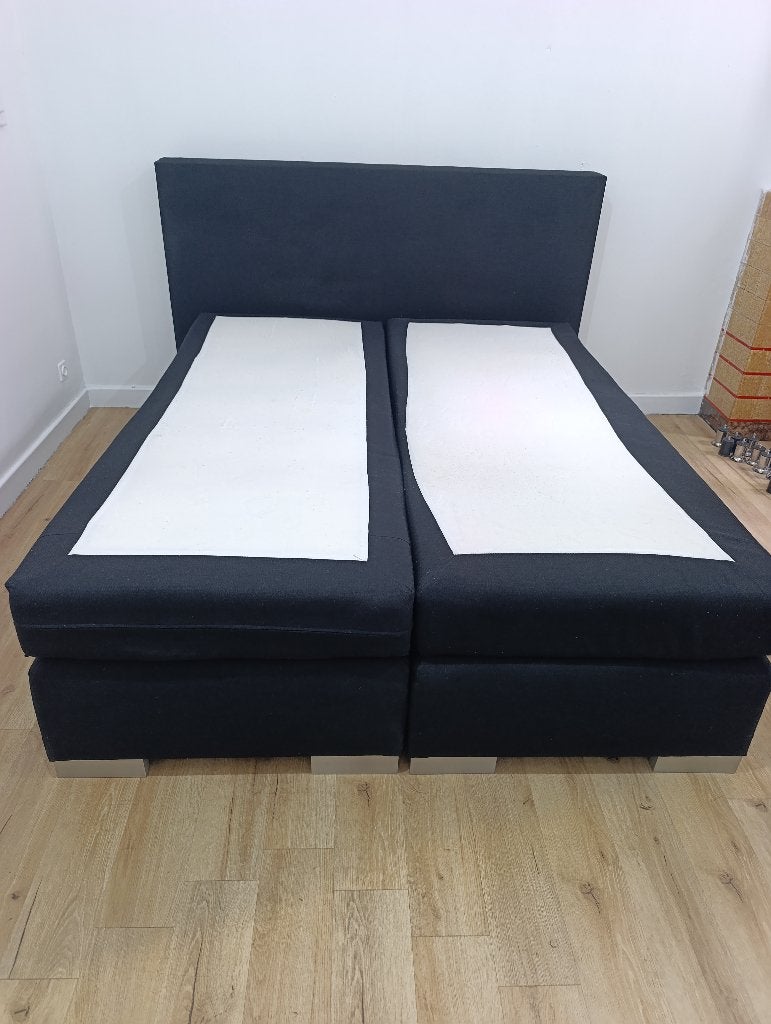 Boxspring 160 x 200  €200 Levering Gratis 0488790706, Ophalen, Gebruikt, Tweepersoons, 200 cm