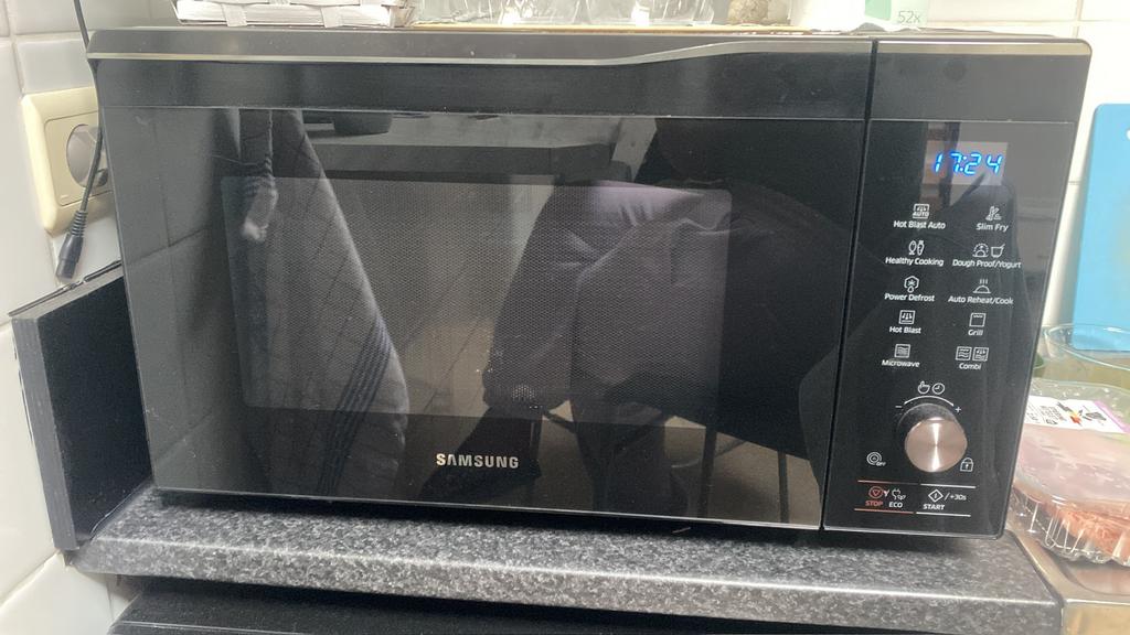 Microgolf Samsung, Elektronische apparatuur, Microgolfovens, Ophalen, Gebruikt, Combi-microgolfoven, Draaiplateau
