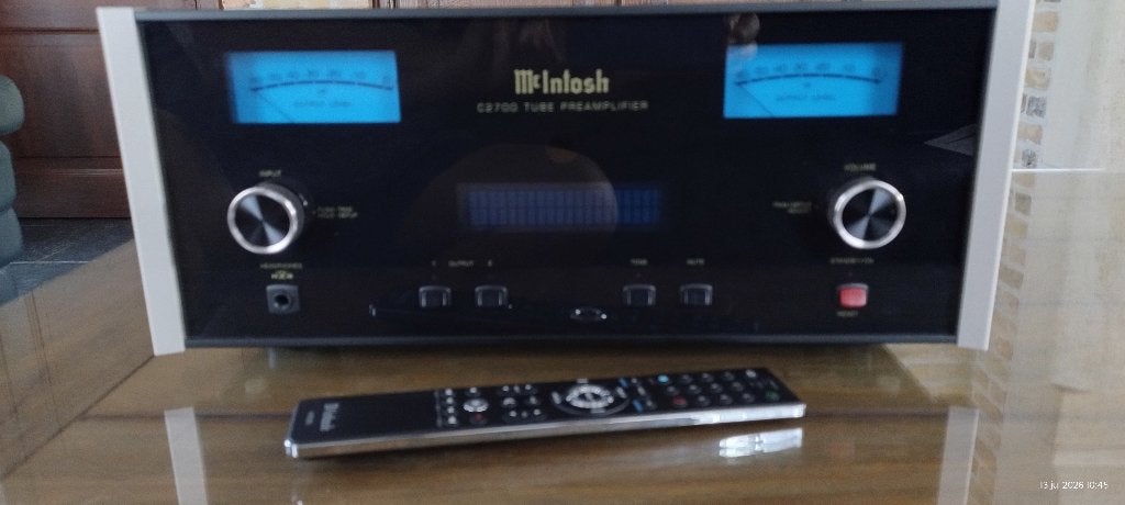 MCINTOSH C2700 Tube Preamplifier – DA2 DAC, Enlèvement, Comme neuf, Stéréo, 60 à 120 watts