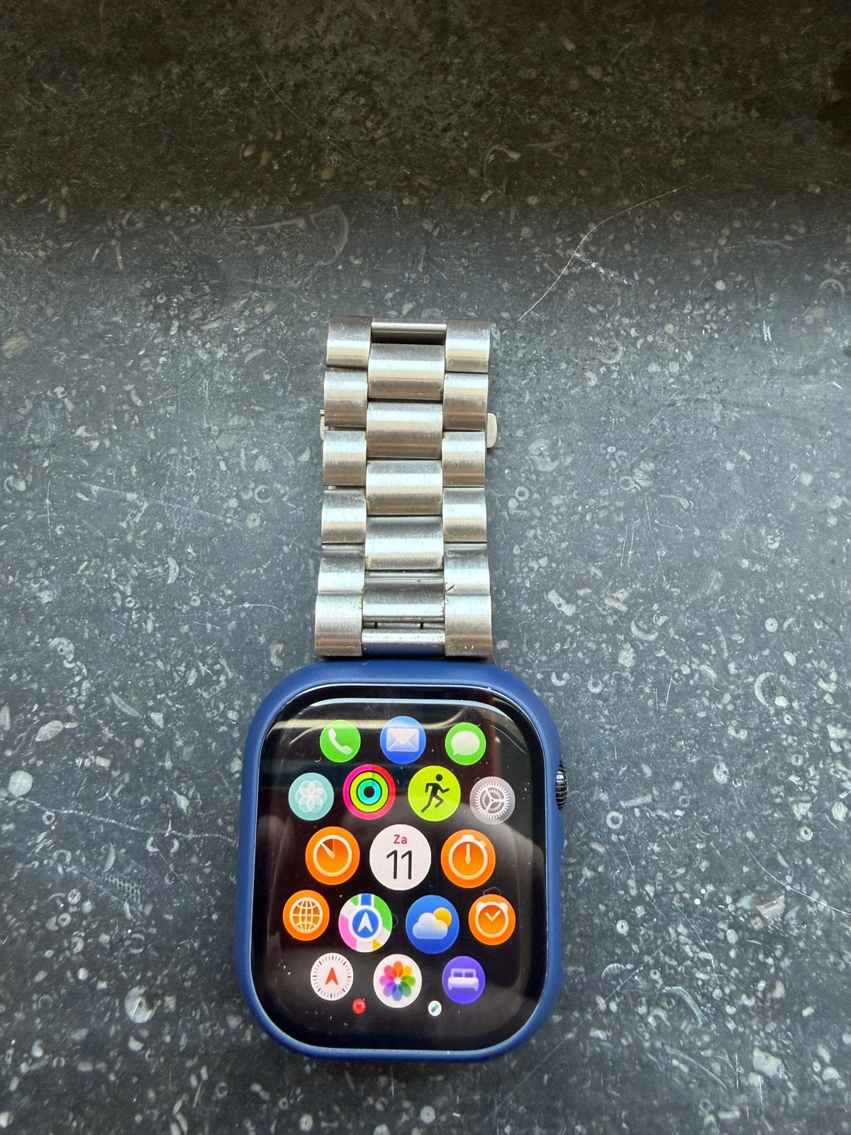 Apple watch serie 10 gps 46 mm, Handtassen en Accessoires, Smartwatches, Ophalen, GPS, Zo goed als nieuw