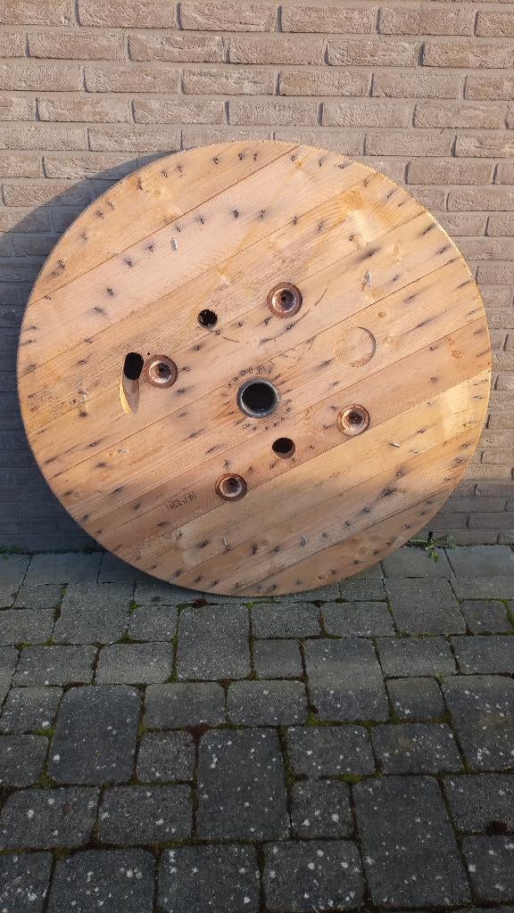 Flens houten haspel, Ophalen