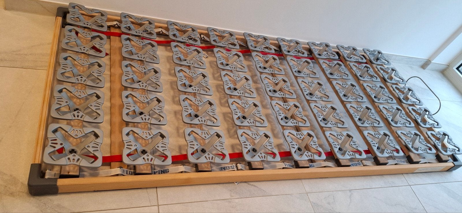 Lattenbodem Schotelbodem Flowsleeping Flowform Flow 90 cm, Ophalen, Eenpersoons, 200 cm, 90 cm