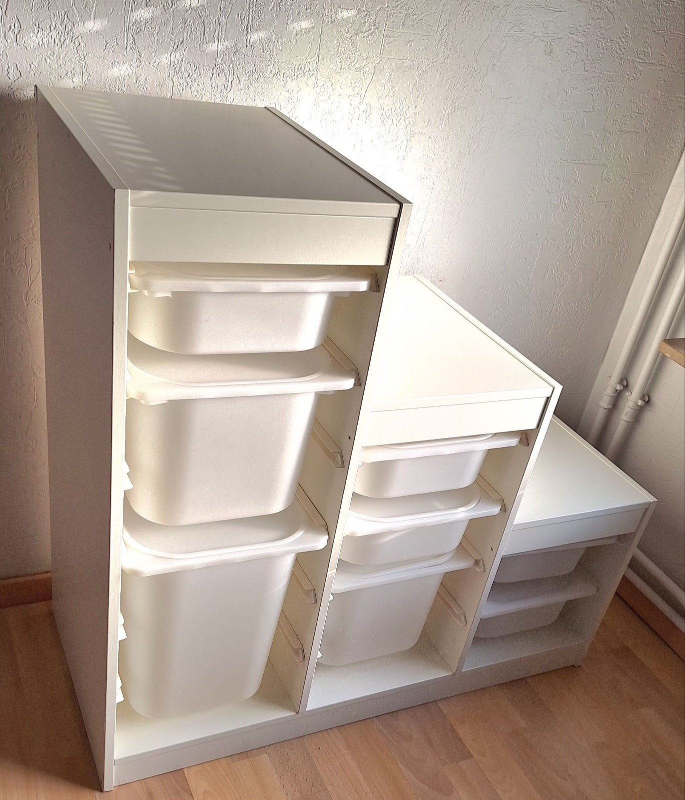 Trofast kast +8 bakken met 8 deksels !!, Maison & Meubles, Armoires | Commodes, Enlèvement