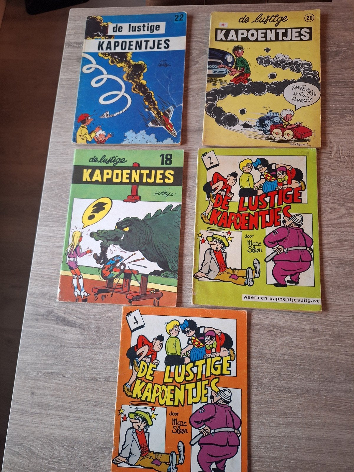 5 oude strips, Ophalen of Verzenden