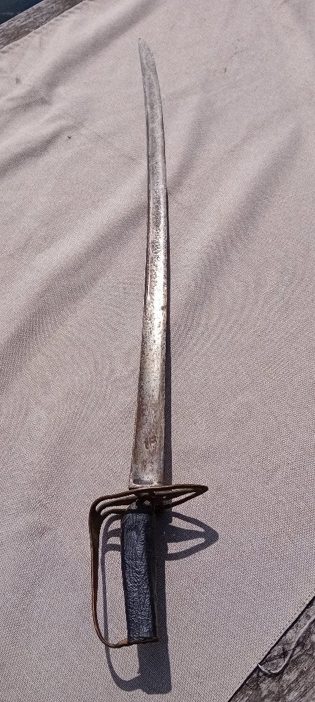 Officier sabre de la Révolution française endommagé, Enlèvement ou Envoi, Armée de terre, Épée ou sabre