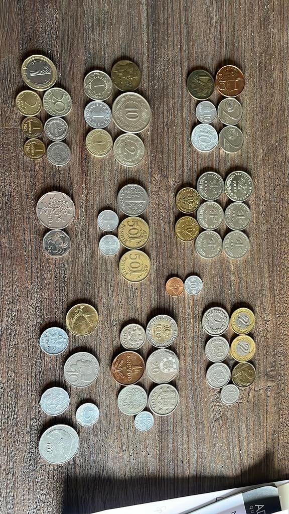 56 Europese munten – oude valuta verzameling (van 17 landen), Postzegels en Munten, Ophalen of Verzenden, Joegoslavië, Setje