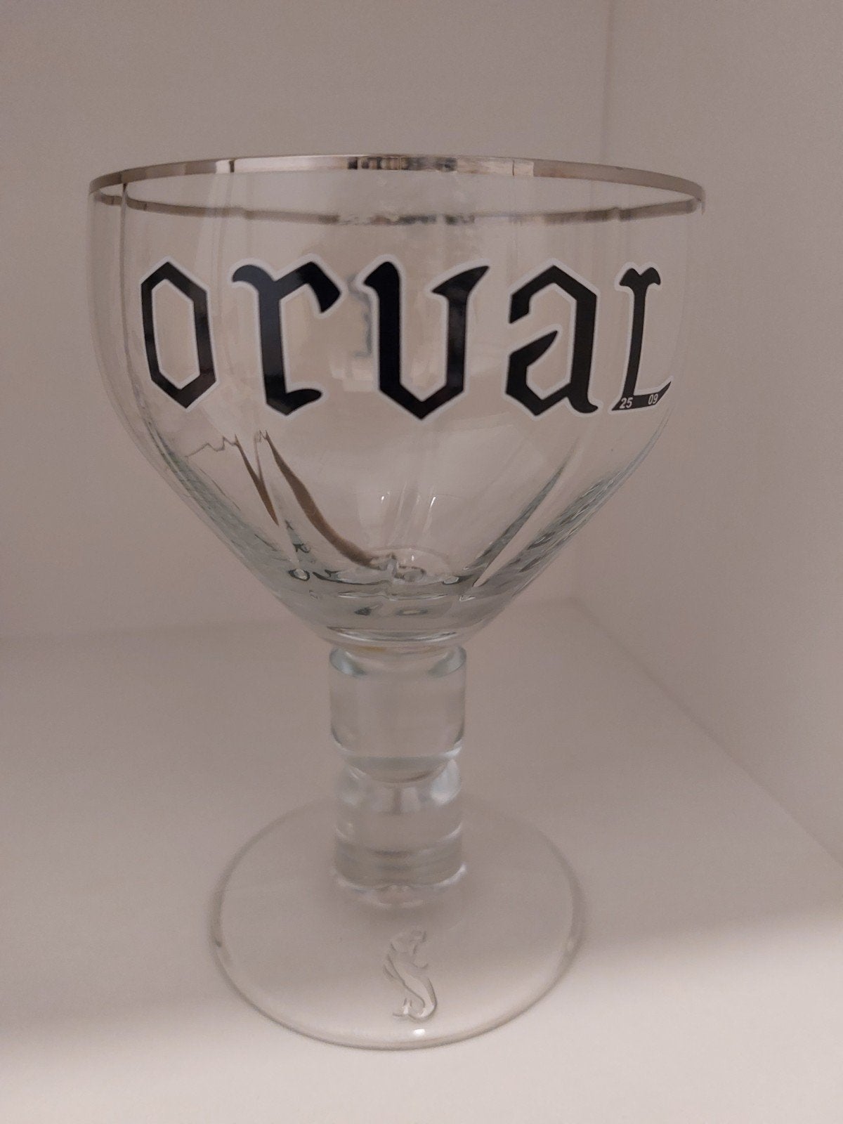 Orval fout glas, Verzamelen, Ophalen of Verzenden