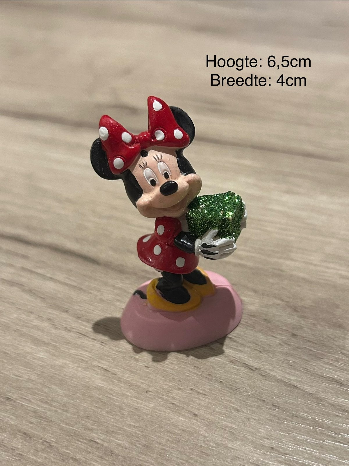 Beeldje Minnie Mouse, Ophalen of Verzenden, Mickey Mouse, Zo goed als nieuw, Beeldje of Figuurtje