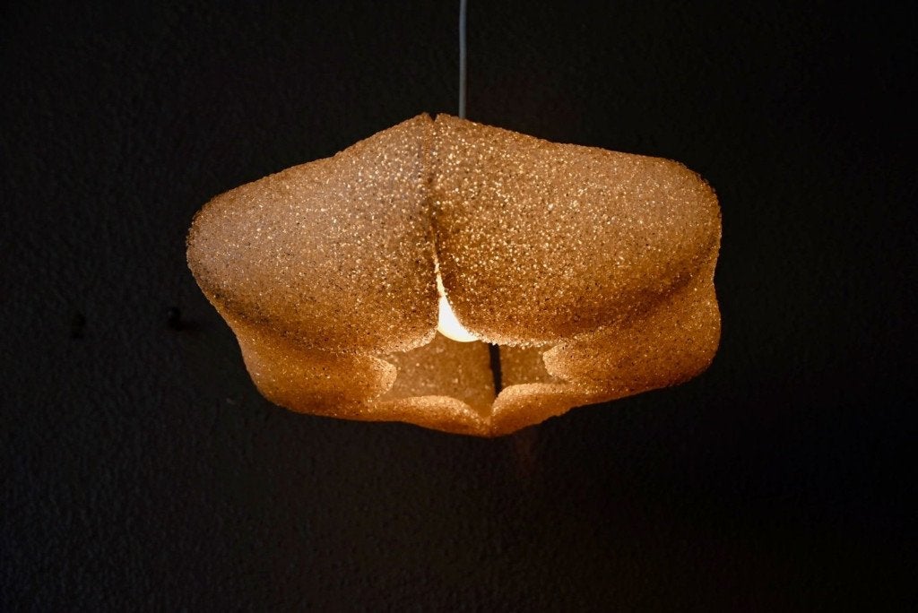 Suspension vintage perspex granulé années 60, Autres culots, Vintage, Synthétique, Enlèvement