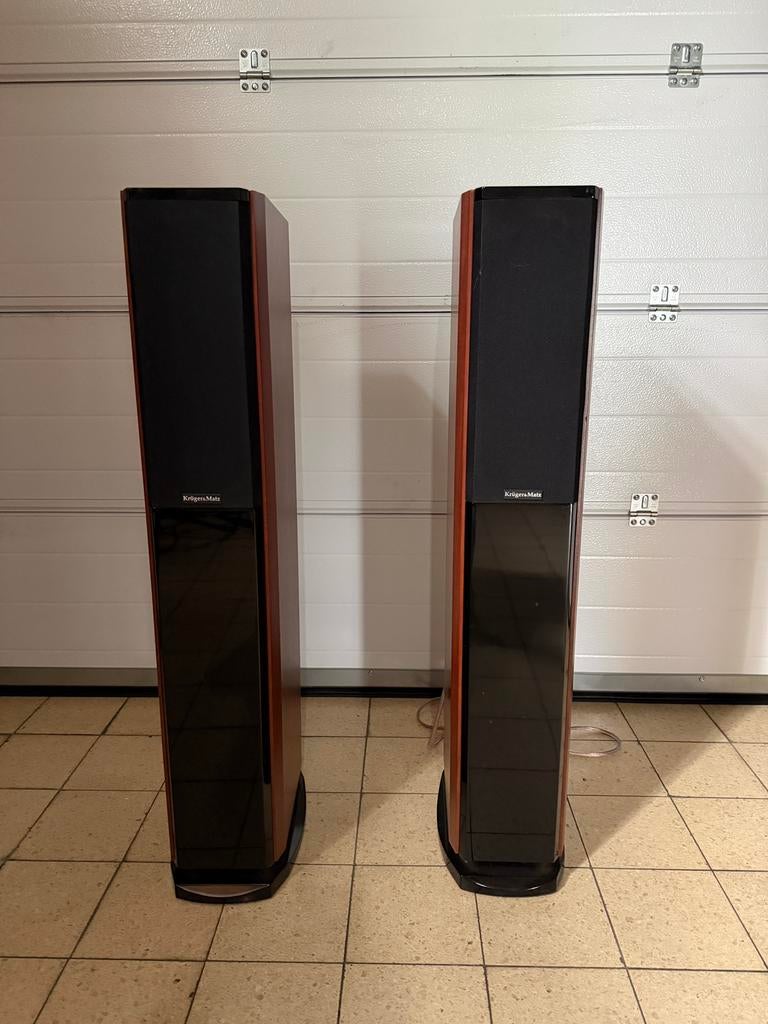 Kruger & Matz zuil speakers in zeer goede staat, Audio, Tv en Foto, Luidsprekerboxen, Ophalen, Zo goed als nieuw