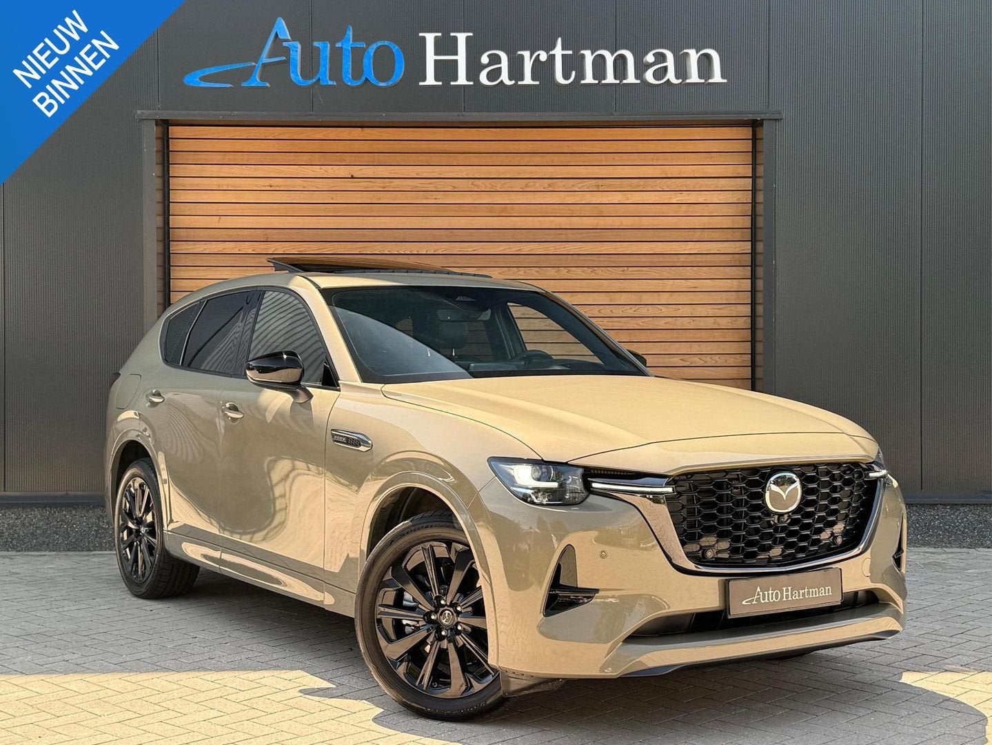 Mazda CX-60 2.5 e-SkyActiv PHEV Homura Plus STOELVENTILATIE|, Auto's, Mazda, Automaat, Zwart, Overige kleuren, Bedrijf