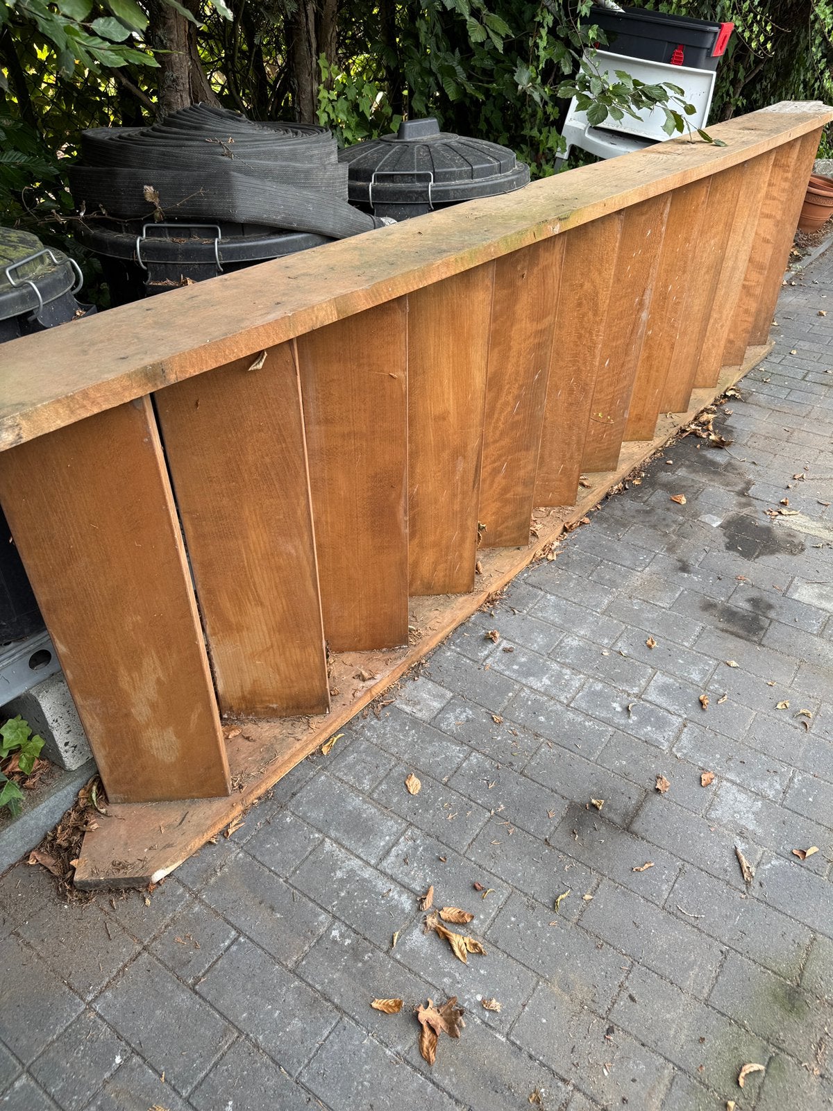 Houten trap in beuk, Doe-het-zelf en Bouw, Ladders en Trappen, Ophalen, Gebruikt, Trap, 2 tot 4 meter