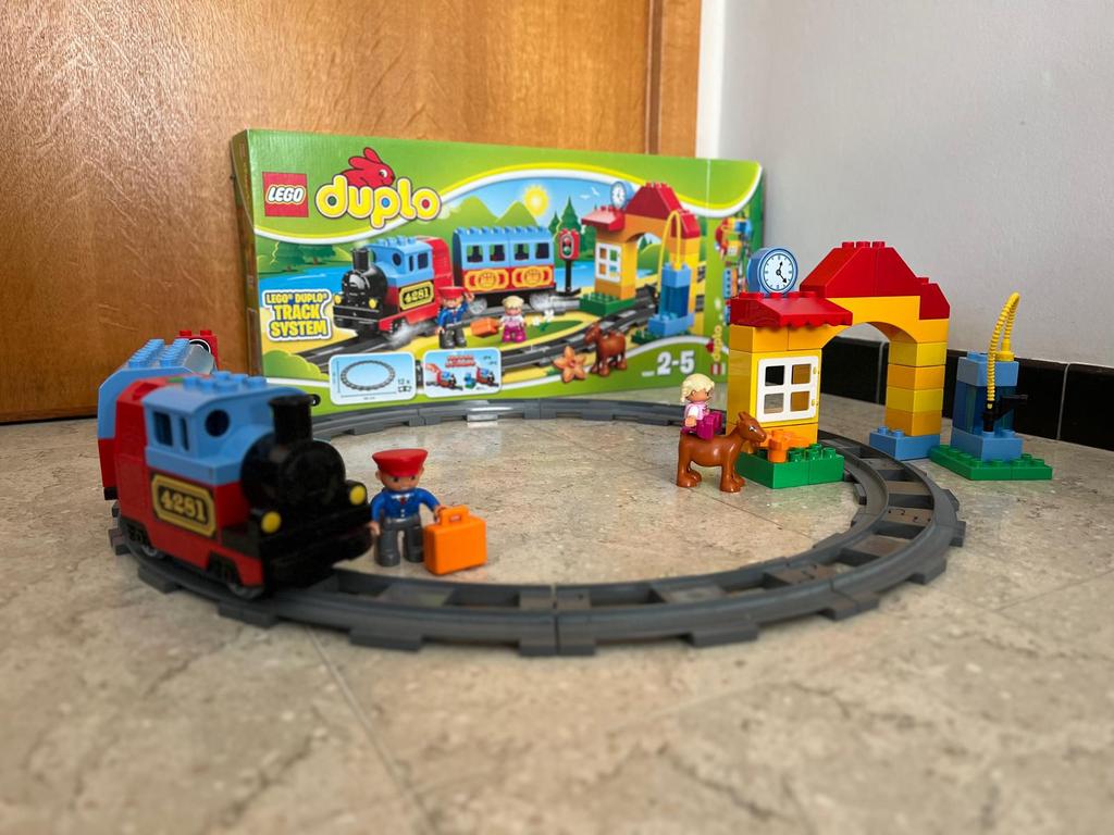 Duplo stoomtreinset, Ophalen, Zo goed als nieuw, Compleet, Duplo