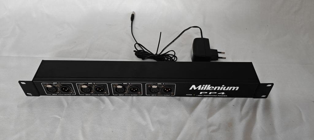 Rack mountable fantoomvoeding voor 3 microfoons, Musique & Instruments, Enlèvement ou Envoi, Utilisé, Autres types