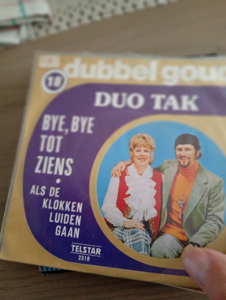 Duo Tak - Bye bye tot ziens, En néerlandais, Enlèvement ou Envoi, Pochette photo, 7 inch