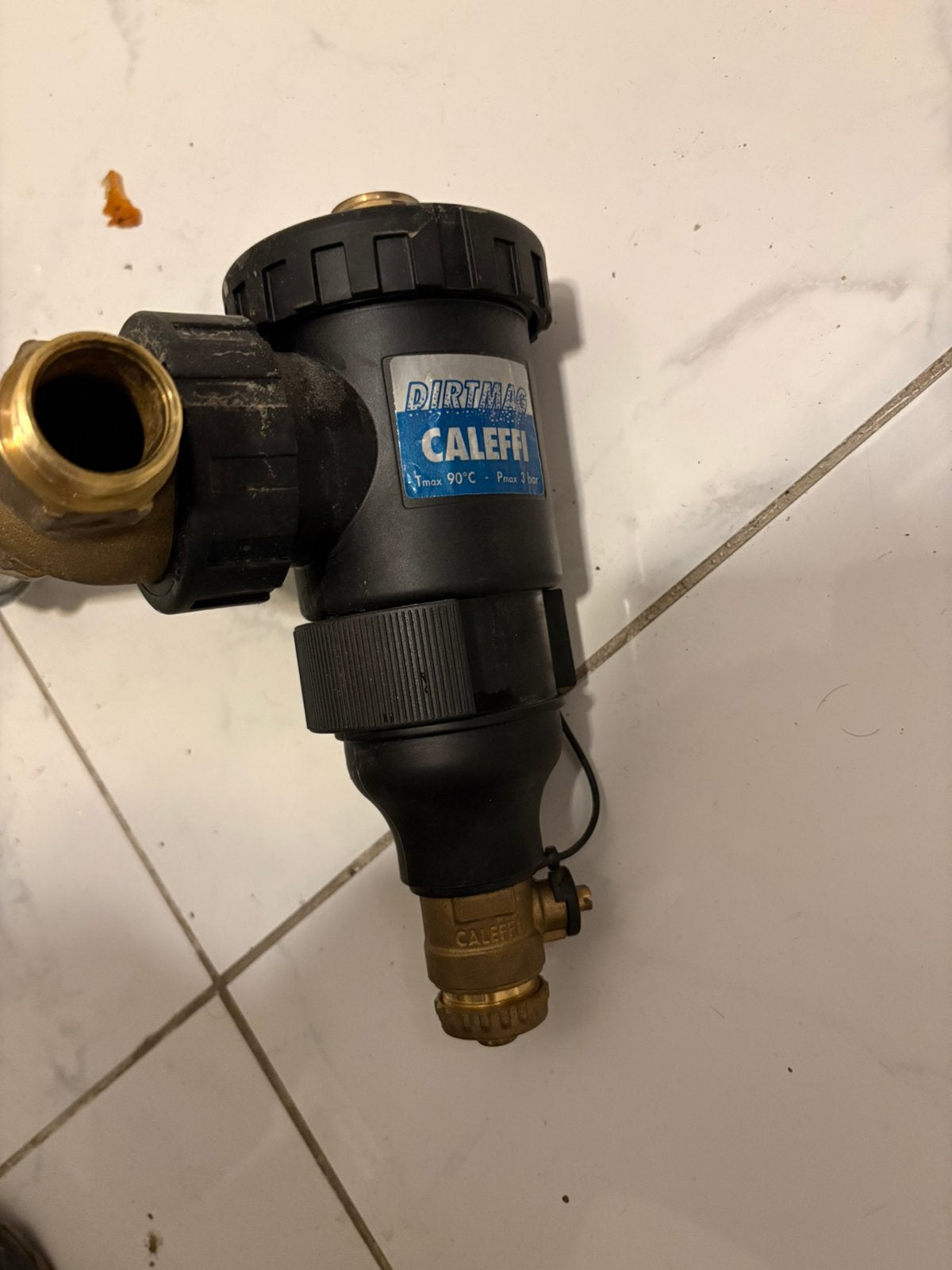 Vuilfilter Caleffi, Doe-het-zelf en Bouw, Chauffageketels en Boilers, Ophalen, Zo goed als nieuw
