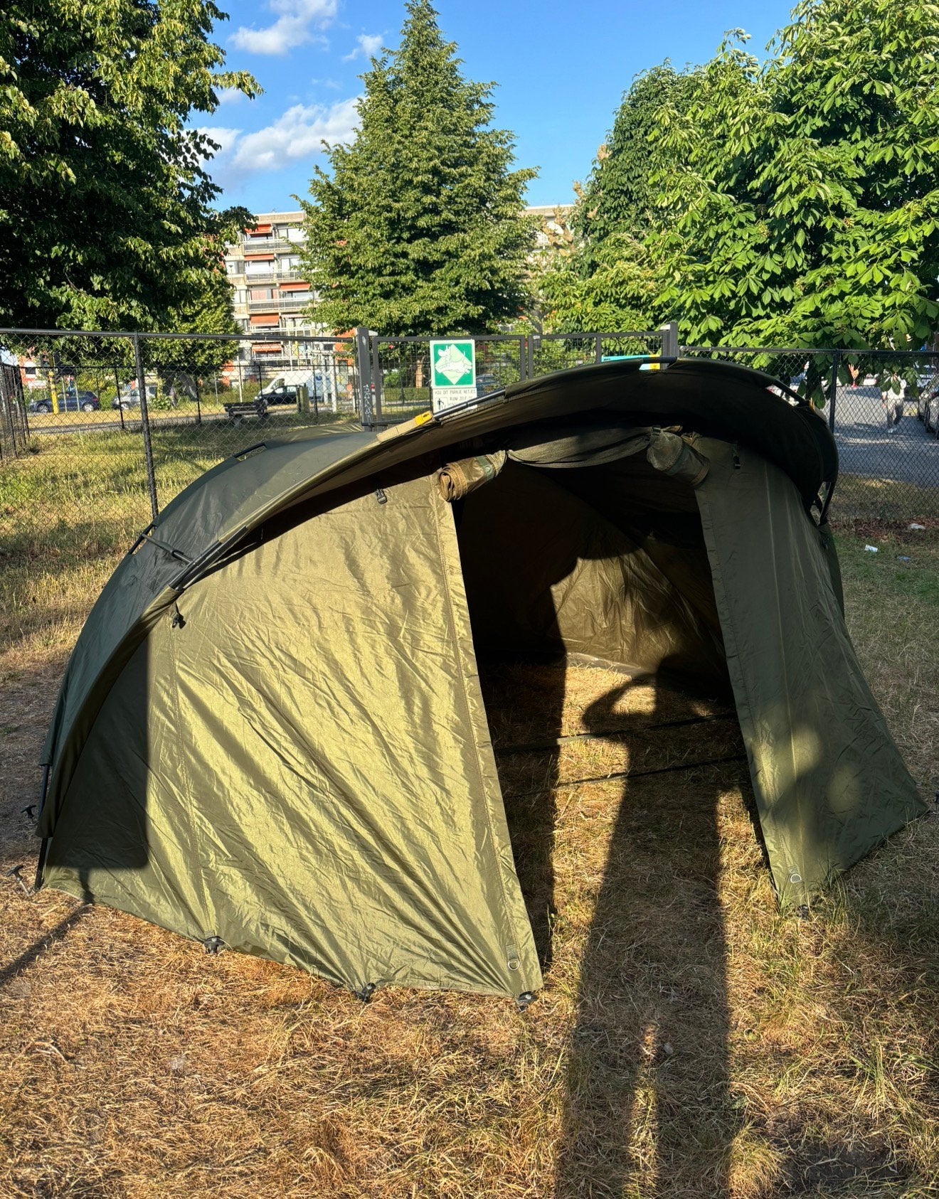 2 MAN BIVVY + OVERWRAP, Ophalen, Zo goed als nieuw, Complete set