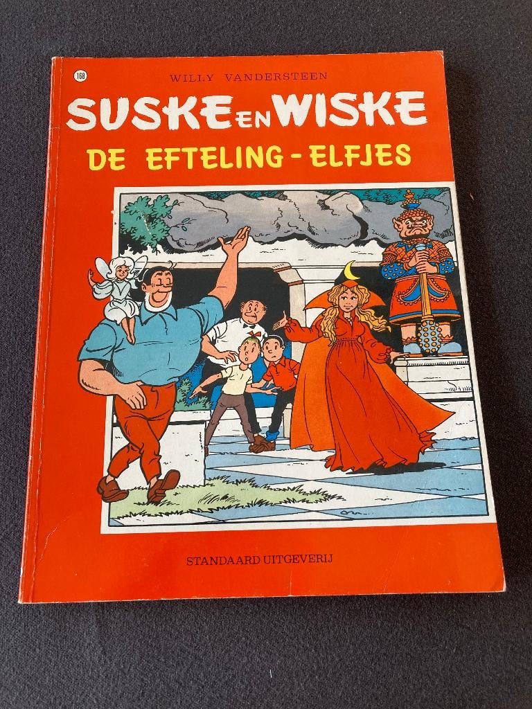 Strip 'De Efteling-elfjes' Suske & Wiske, Eén stripboek, Ophalen of Verzenden, Zo goed als nieuw, Willy Vandersteen