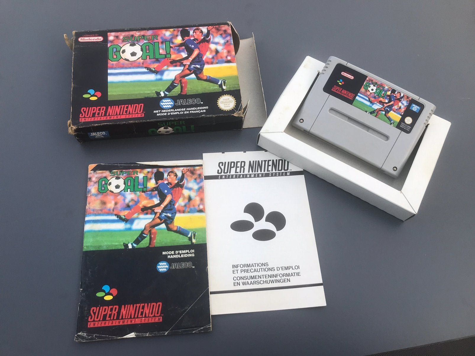 Super Goal (Snes), 2 spelers, Ophalen of Verzenden, Gebruikt, Sport