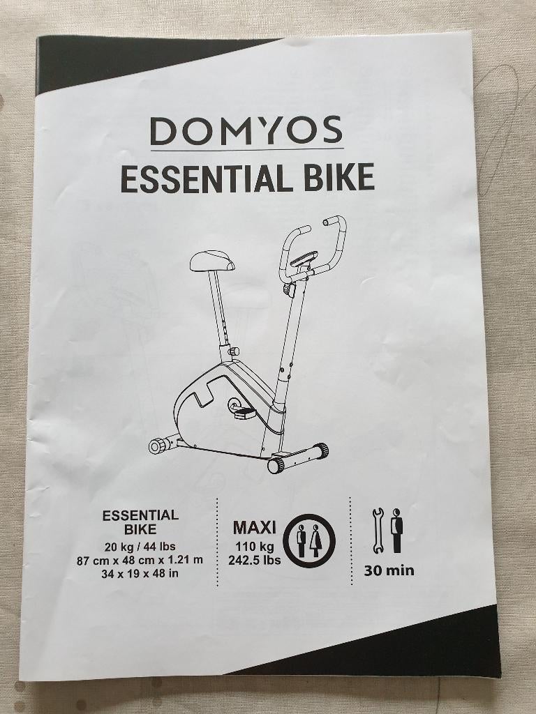 vélo d'appartement domyos, Sports & Fitness, Enlèvement, Comme neuf, Vélo d'appartement