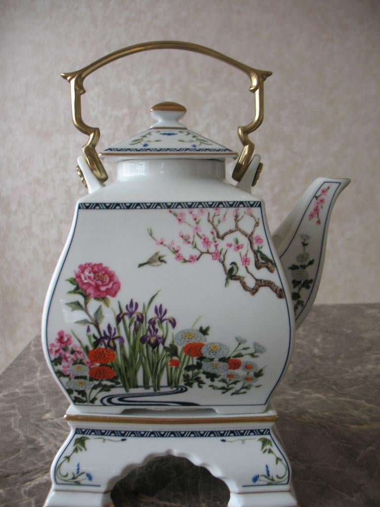 théière japonaise Monnaie Franklin. 19 x 14 x 29 cm., Antiquités & Art, Enlèvement ou Envoi
