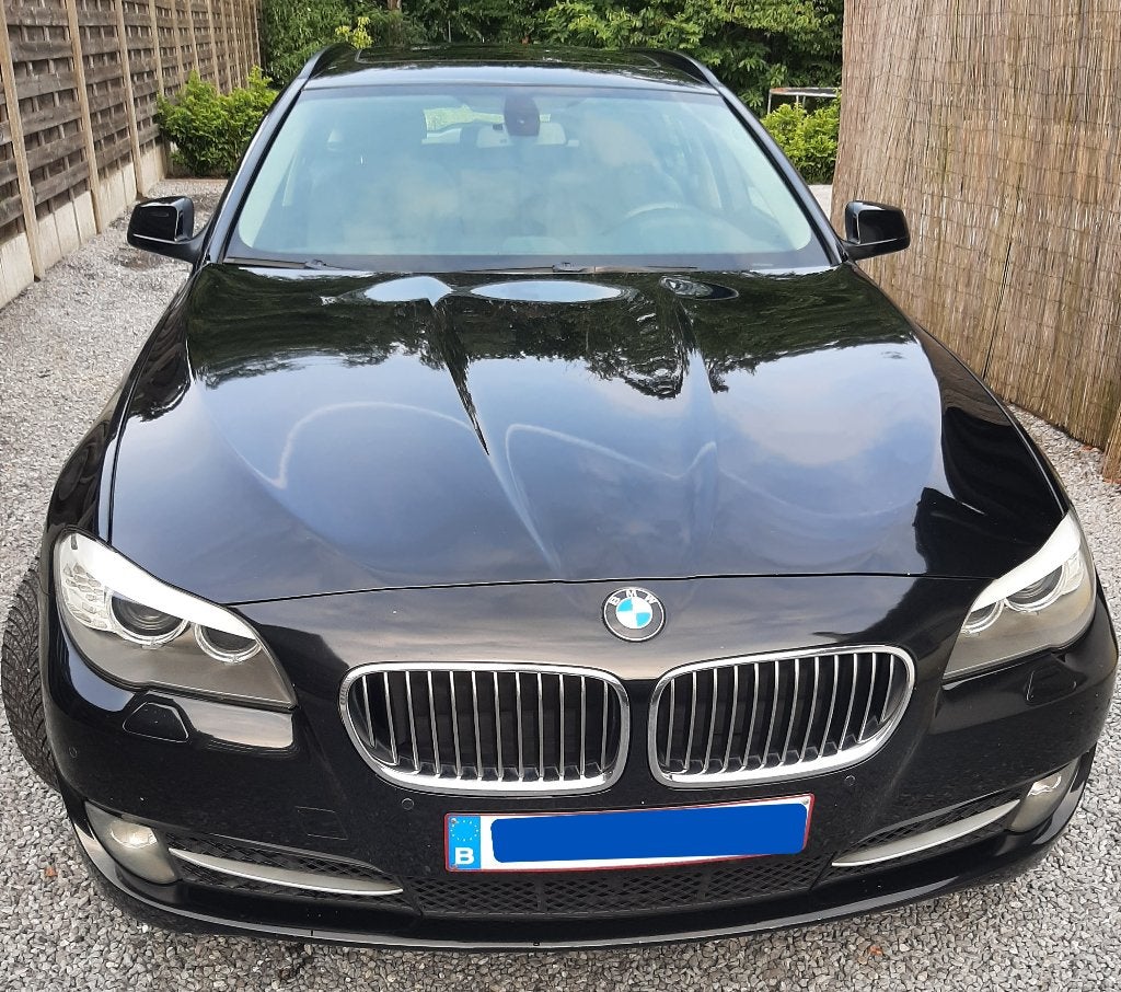 BMW 520d F11 184pk - 235.800km - Pano - Trekhaak - Euro5a, Euro 5, Achterwielaandrijving, 4 cilinders, 2000 kg
