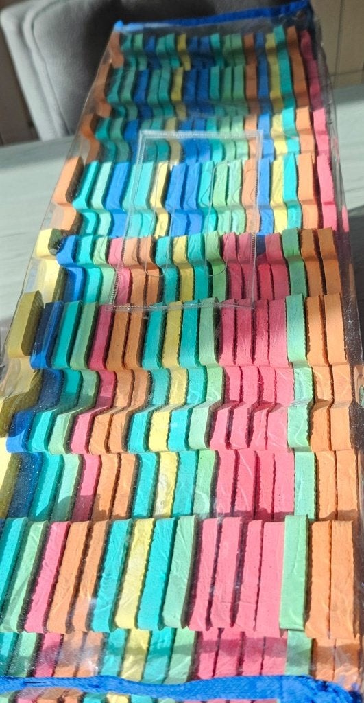 36 tapis de puzzle avec chiffres et lettres, Enlèvement, Utilisé