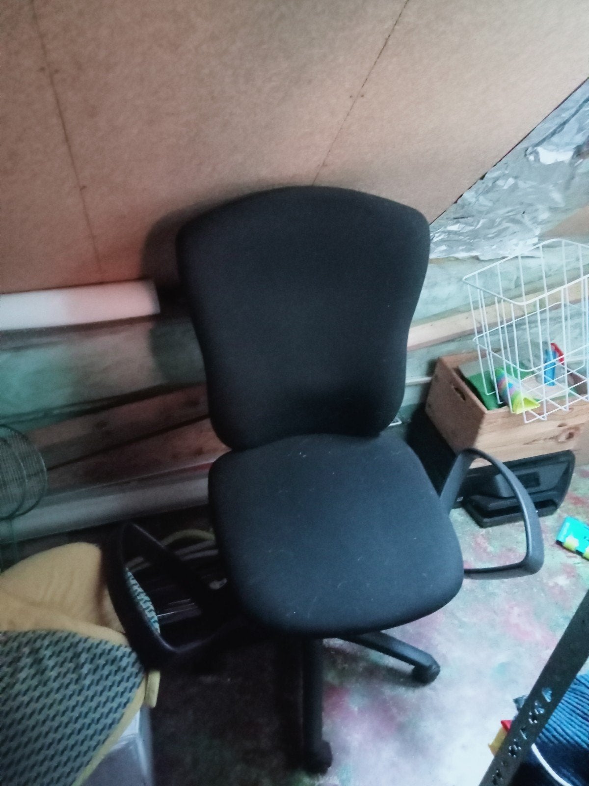 goede staat bureau stoel zwart, Ophalen, Gebruikt, Zwart, Bureaustoel